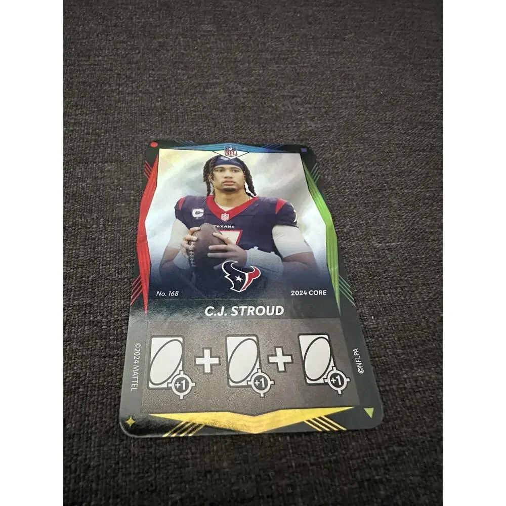 2024 UNO Elite NFL Core Edition Opened Lot C.J. Stroud Foil + Player Cards Box